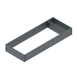 SLIM BOX Рамка 176mm L-450 металл лак графит, TH03.0803.01.924