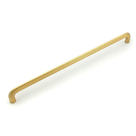 Ручка-скоба Neck, Золото брашированное, 320/332 мм, Модерн, Metakor, Бельгия